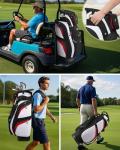 Vancropak Golf Cart Bag with USB Charging & Cooler