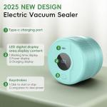 Electric Mason Jar Vacuum Sealer Kit - Celadon