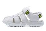 Men's White Golf Sandals with Spikes