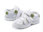 Men's White Golf Sandals with Spikes