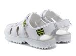 Men's White Golf Sandals with Spikes
