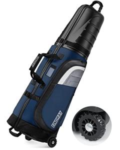 Findway Golf Travel Bag with Wheels and Hard Case
