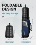 Findway Golf Travel Bag with Wheels and Hard Case