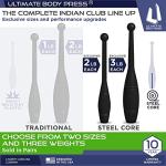 Ultimate Body Press Indian Clubs - 1lb, 2lb, 3lb