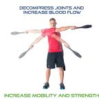 Ultimate Body Press Indian Clubs - 1lb, 2lb, 3lb