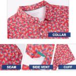 Men's Patriotic USA Flag Golf Polo Shirt