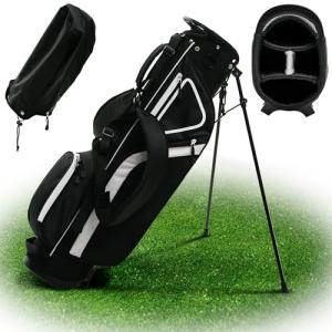 Ultra-Lite Portable Golf Stand Bag with Rain Hood