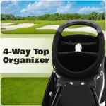 Ultra-Lite Portable Golf Stand Bag with Rain Hood