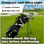 Ultra-Lite Portable Golf Stand Bag with Rain Hood