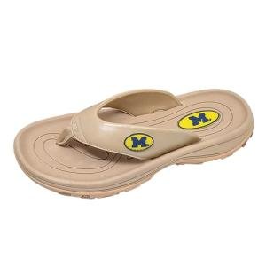 Michigan Collegiate Series Golf Sandal in Tan