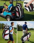 Vancropak Golf Cart Bag with USB Charging & Cooler