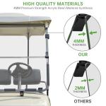 Yamaha G22 Golf Cart Clear Windshield (2003-2006)