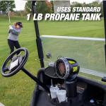 4000 BTU Wind-Resistant Golf Cart Heater