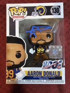 Aaron Donald Autographed Funko Pop! - Rams