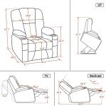 MCombo Power Lift Recliner Chair with USB Ports