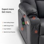 MCombo Power Lift Recliner Chair with USB Ports
