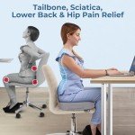5 Stars United Memory Foam Seat Cushion for Pain Relief