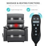 EZZUP Electric Lift Chair with Heat & Massage