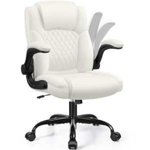 Ergonomic White Lift Chair for Small Spaces