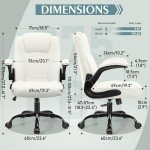 Ergonomic White Lift Chair for Small Spaces