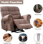 CANMOV Large Massage Lift Recliner Chair for Seniors