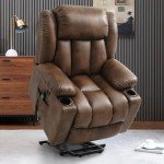 COOSLEEP Power Lift Recliner Chair with Massage and Heat