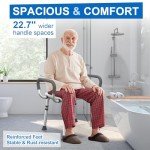 HOMLAND Heavy Duty Shower Chair with Arms