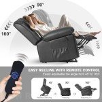 SENYUN Electric Lift Recliner Chair with Heat & Massage