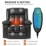 SENYUN Electric Lift Recliner Chair with Heat & Massage