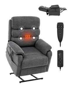 VEVOR Dual Motor Power Lift Recliner Chair with Massage