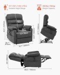 VEVOR Dual Motor Power Lift Recliner Chair with Massage