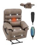 Dual Motor Power Lift Recliner with Heat & Massage