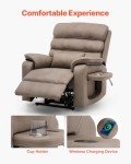 Dual Motor Power Lift Recliner with Heat & Massage