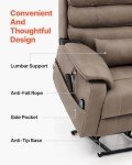 Dual Motor Power Lift Recliner with Heat & Massage