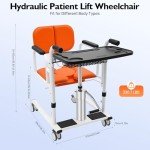 Hydraulic Patient Lift Chair for Seniors and Caregivers