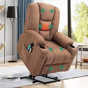 VIVIJASON Heated Power Lift Chair with Massage Functions