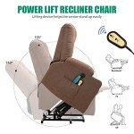 VIVIJASON Heated Power Lift Chair with Massage Functions