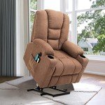 VIVIJASON Heated Power Lift Chair with Massage Functions