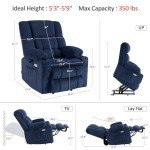 MCombo Dual Motor Lift Recliner Chair with Massage
