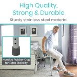 Vive Bariatric Folding Commode Chair with Bucket