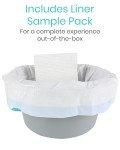 Vive Bariatric Folding Commode Chair with Bucket