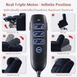Three Motor Power Lift Chair with Massage & Heat