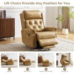 Rhevoy Power Lift Recliner Chair with Massage & Heat