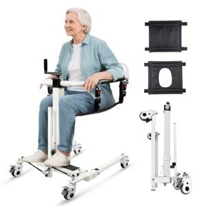 Foldable 4-in-1 Patient Lift Chair for Seniors