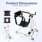 Foldable 4-in-1 Patient Lift Chair for Seniors