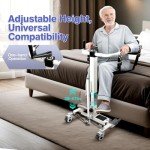 Foldable 4-in-1 Patient Lift Chair for Seniors