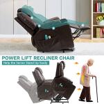MEETWARM Heated Power Lift Chair with Massage Functions