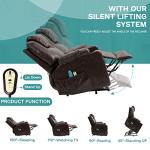 MEETWARM Heated Power Lift Chair with Massage Functions