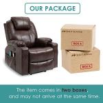 MEETWARM Heated Power Lift Chair with Massage Functions