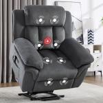 CANMOV 46" Extra Large Power Lift Recliner Chair